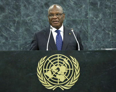 M. Ibrahim Boubacar Keta, Prsident de la Rpublique du Mali  la tibune des Nations Unies, 27.09.2013
