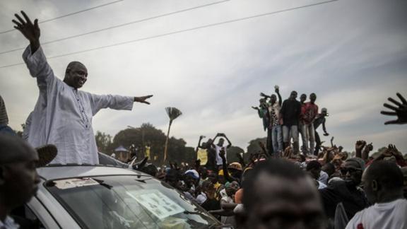Adama Barrow, vainqueur de la prsidentielle gambienne