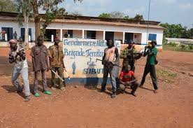 La rbellion Slka base  Sibut, 186 km de Bangui