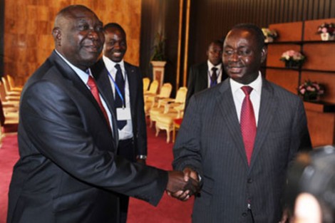 Michel Djotodia et Franois Boziz