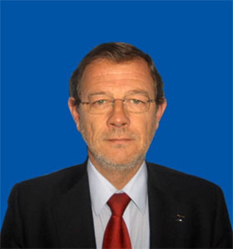 Guy Samzun, l'ambassadeur de l'Union europenne (UE)  Bangui