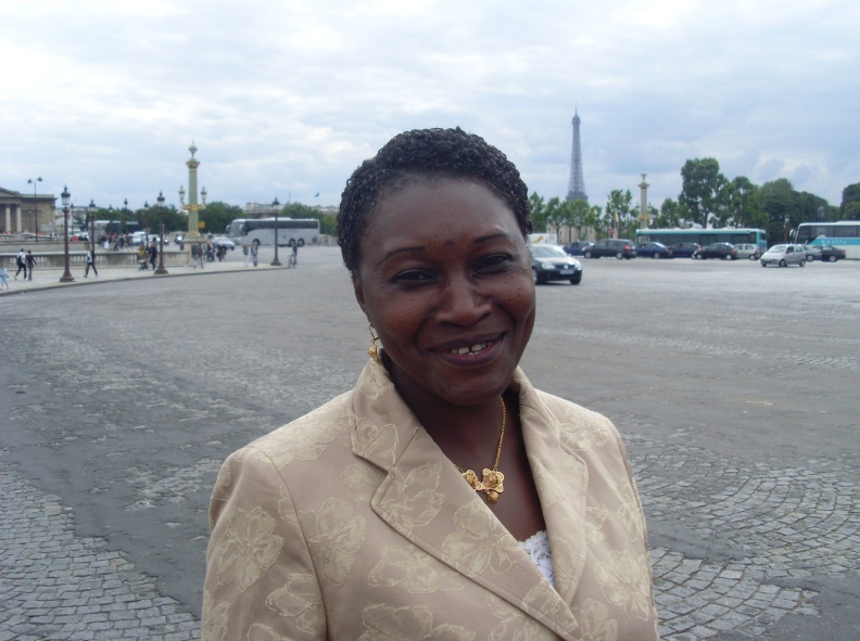 Marie-Honorine Bahim, Chef du Quartier DAMALA 100 Logements dans le 8eme arrondissement de Bangui