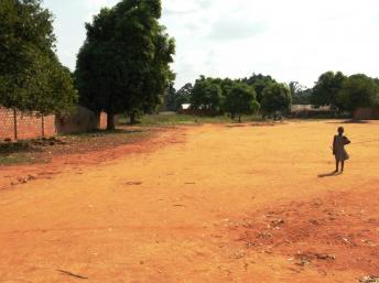 Le quartier Bornou  
Bria. - RFI/Hyppolyte Donossio