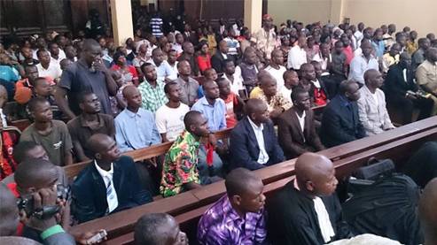 Sance du Procs Michel Amine  Bangui, 22 mai 2015