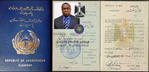 Le passeport afghan de Michel Amine