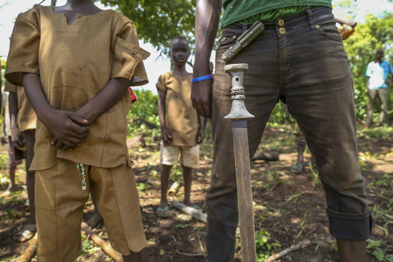 Ancien enfant-soldat anti-Balaka en Rpublique centrafricaine, le 14 mai 2015