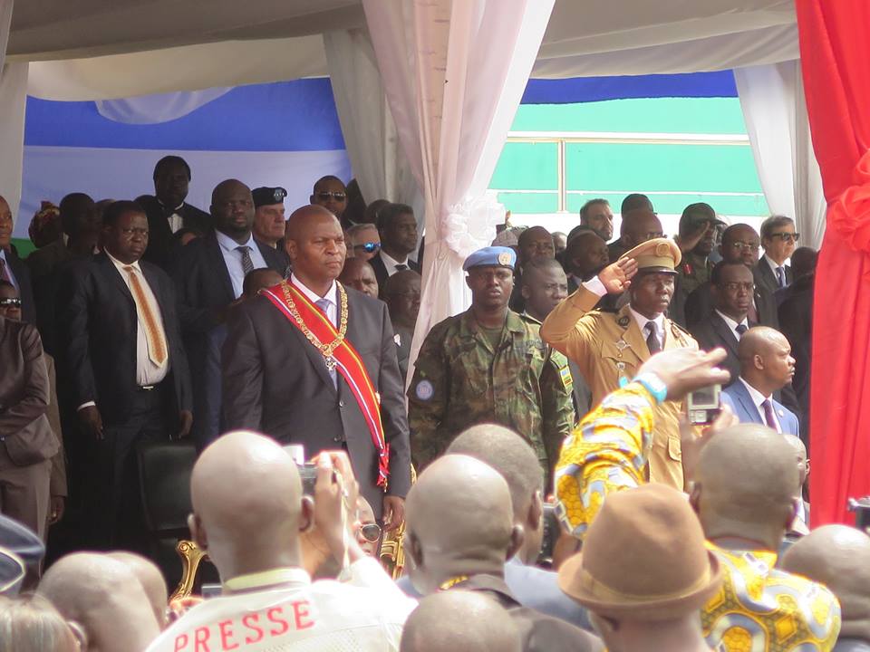 Investiture de Faustin Archange TOUADERA, prsident de la Rpublique Centrafricaine, 30 mars 2016