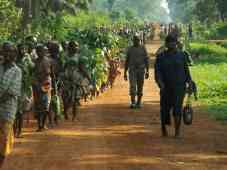 Marche des femmes  Bangassou