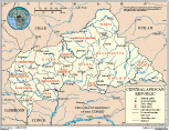 Rpublique Centrafricaine: rcarte administrative