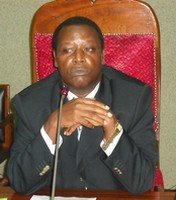 Le Prsident Pierre Buyoya lors de la plnire, Photo-ACAP/Soupou