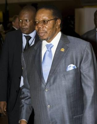 Le prsident du Malawi Bingu wa Mutharika