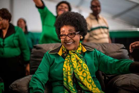 Winnie Mandela, le 26 septembre 2016. MARCO LONGARI