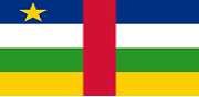Le drapeau de la Rpublique Centrafricaine