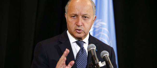 Le chef de la diplomatie franaise Laurent Fabius.