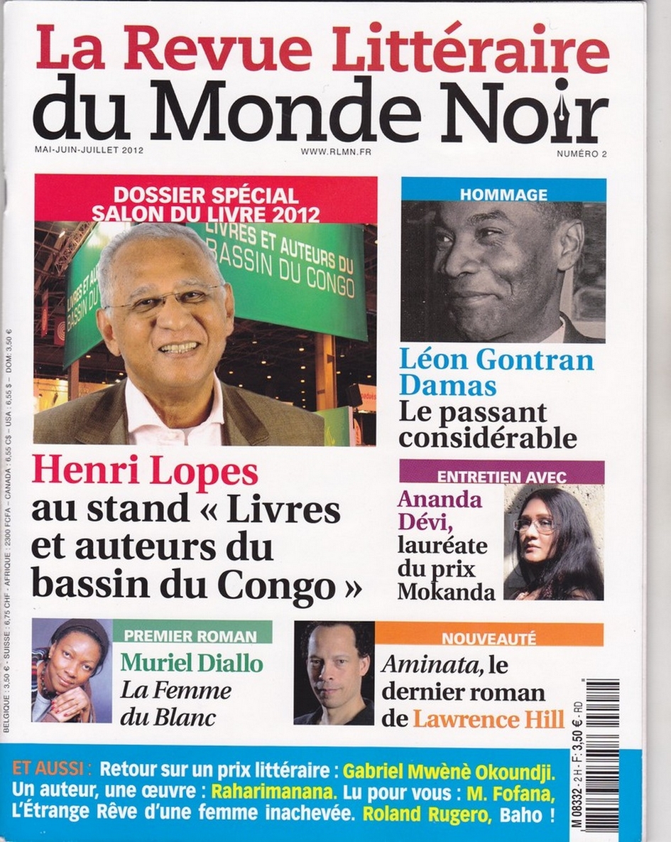 La revue litt�raire du monde noir - couverture du N�2