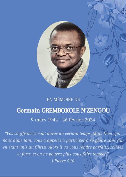 PROGRAMME MODIFIE DES OBSEQUES DE GERMAIN GREMBOKOLE NZENGOU