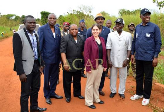 Lancement  Sibut des travaux prliminaires de rhabilitation de la route Sibut-Bambari