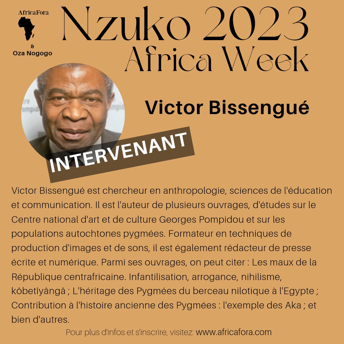 Nzuko 2023  Africa Week   25 et 27 mai 2023