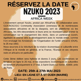 Nzuko 2023  Africa Week   25 et 27 mai 2023